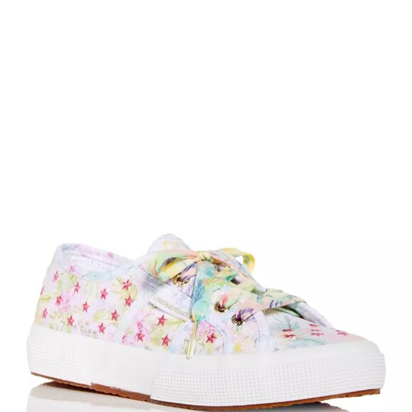 Superga x LoveShackFancy Collab Floral Low Top Sneakers | Size M6 W7.5 | NIB - Picture 12 of 12